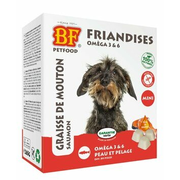 Friandises Graisse de mouton Saumon de BF PETFOOD Friandises Graisse de mouton Saumon de BF PETFOOD