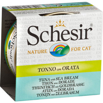 Pâtée au jus de cuisson pour chat 14 x 70 g Schesir Pâtée au jus de cuisson pour chat 14 x 70 g Schesir