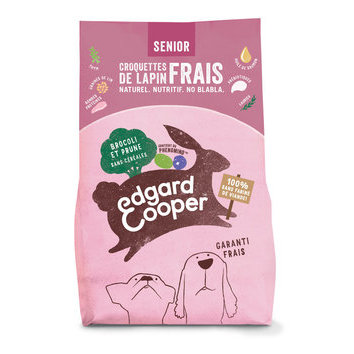 Croquettes pour chien Senior Lapin frais 2.5 kg Edgard Cooper