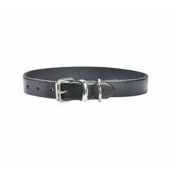 Collier pour chien Nickelé Taille 16 noir de Bobby