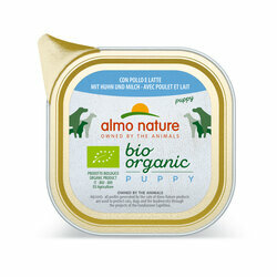 Pâtée Bio pour chiot 32 x 100 g Almo Nature