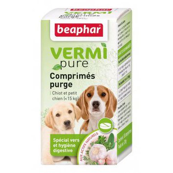 Vermipure purge aux plantes 50 comprimés Beaphar
