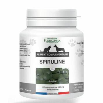 Comprimés de Spiruline 120 unités Floralpina Comprimés de Spiruline 120 unités Floralpina