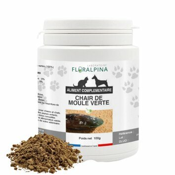 Poudre de chair de moule verte 300 g Floralpina Poudre de chair de moule verte 300 g Floralpina