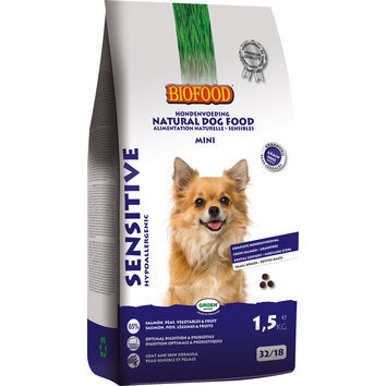 Croquettes pour chien Sensitive Mini 1.5 kg Biofood Croquettes pour chien Sensitive Mini 1.5 kg Biofood