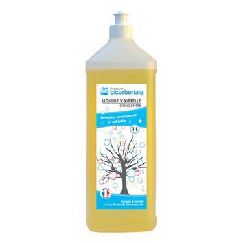 Liquide Vaisselle concentré 1 litre au Calendula Bio par Compagnie du bicarbonate