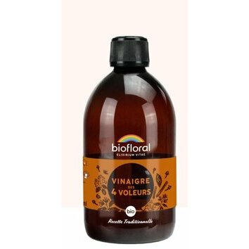 Vinaigre des 4 voleurs Bio 500 ml Biofloral Vinaigre des 4 voleurs Bio 500 ml Biofloral