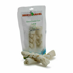 Os naturel tressé Dental Braid Stick de Farm Food Os naturel tressé Dental Braid Stick de Farm Food