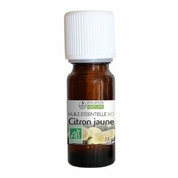 Huile essentielle BIO Citron Jaune 10 ml par Propos Nature Huile essentielle BIO Citron Jaune 10 ml par Propos Nature