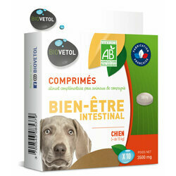 Comprimés BIO chien Bien-être intestinal x 10 Biovetol Comprimés BIO chien Bien-être intestinal x 10 Biovetol