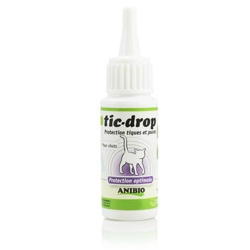 Tic-Drop Protection puces et tiques chat 30 ml Anibio Tic-Drop Protection puces et tiques chat 30 ml Anibio