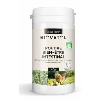 Poudre Bio Bien-être intestinal Basse-cour 40 g Biovetol