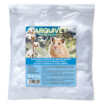 Lit en coton naturel pour Rongeurs Arquivet
