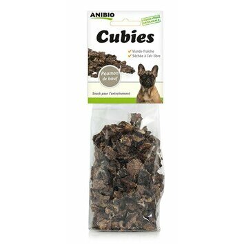 Friandises artisanales Cubies à la viande 100 g Anibio Friandises artisanales Cubies à la viande 100 g Anibio