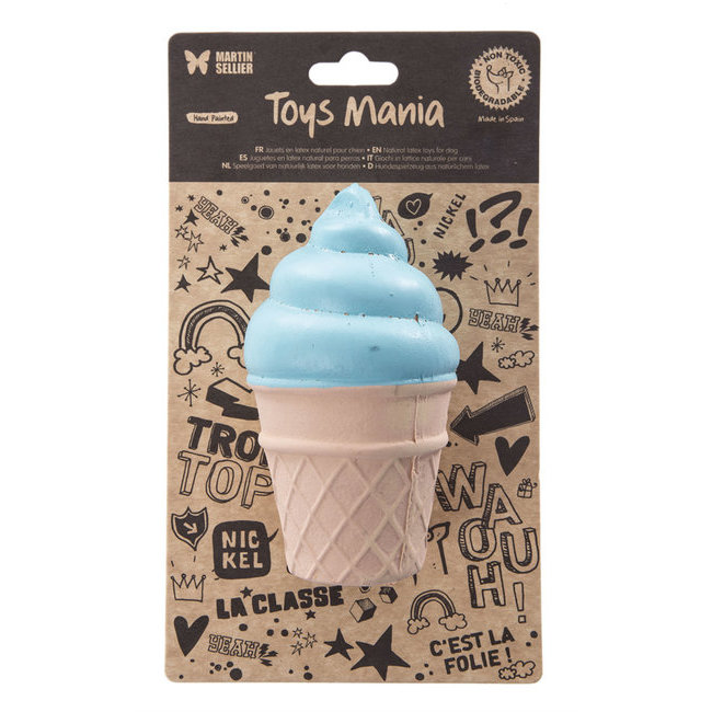 Jouet latex naturel Ice Cream par Martin Sellier VERT MENTHE
