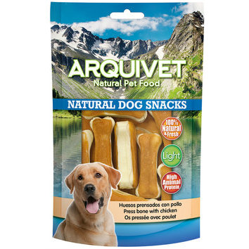 Os pressés Light avec poulet 100 g Arquivet