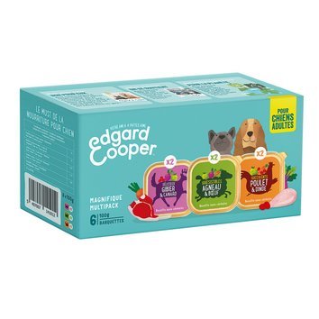 Multipack chien Edgard et Cooper 6 x 100 g Multipack chien Edgard et Cooper 6 x 100 g