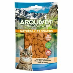 Friandises Chat Coeur de poulet 50 g Arquivet