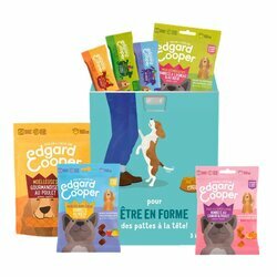 Coffret de Noël 7 friandises avec cadeau pour chien Edgard et Cooper Coffret de Noël 7 friandises avec cadeau pour chien Edgard et Cooper