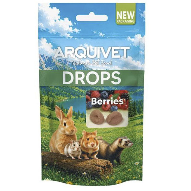 Friandises aux fruits des bois lapin hamsters cochon d'inde - Arquivet