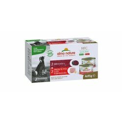 Boites chien HFC Natural Made in Italy 4 x 95 g Almo Nature