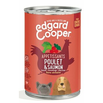Pâtée pour chien Senior sans céréales 6 x 400 g Edgard et Cooper
