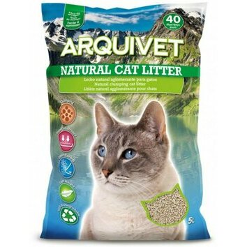Litière agglomérante pour chat 5 litres Arquivet