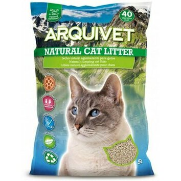 Litière agglomérante pour chat 5 litres Arquivet