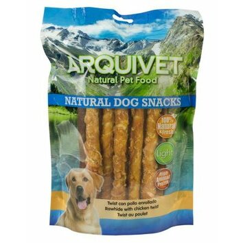 Os à mâcher Light twist au poulet 24 cm Arquivet Os à mâcher Light twist au poulet 24 cm Arquivet