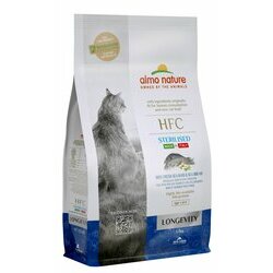 Croquettes chat Senior HFC Longevity Sterilised 1.2 kg Almo Nature Croquettes chat Senior HFC Longevity Sterilised 1.2 kg Almo Nature