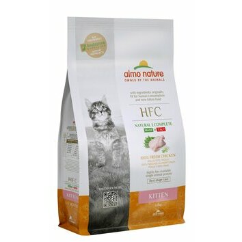 Croquettes chaton HFC Kitten Poulet frais 1.2 kg Almo Nature