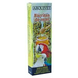 Barres graines miel Perroquets et Perruches 150 g Arquivet 