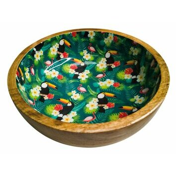 Ecuelle Design en bois de manguier Toucans Croci Ecuelle Design en bois de manguier Toucans Croci