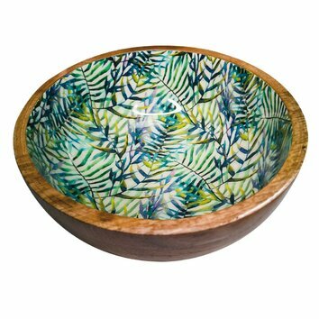 Ecuelle Design en bois de manguier Feuille Croci Ecuelle Design en bois de manguier Feuille Croci