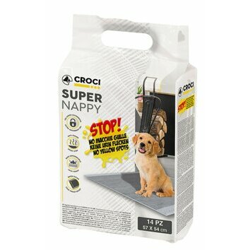 Tapis d'hygiène pour chiot ou senior au charbon actif de Croci Tapis d'hygiène pour chiot ou senior au charbon actif de Croci