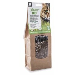 Herbe à chat Bio à semer avec terreau 200 g de Martin Sellier