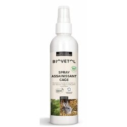 Spray assainissant Bio pour cages rongeurs 240 ml de Biovétol