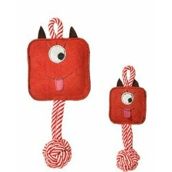 Jouets en cuir P'tits monstres rouge par Bobby