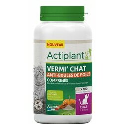 Vermi'chat Anti-boules de poils x 100 U par Agecom Vermi'chat Anti-boules de poils x 100 U par Agecom