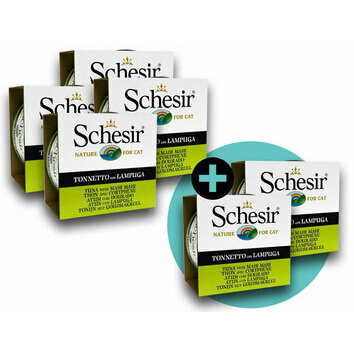 Pâtée pour chat Thon et Coryphène 6 x 85 g Schesir Pâtée pour chat Thon et Coryphène 6 x 85 g Schesir