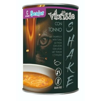 Soupe sans céréales chat senior 12 x 135 g Vibrisse Shake Soupe sans céréales chat senior 12 x 135 g Vibrisse Shake