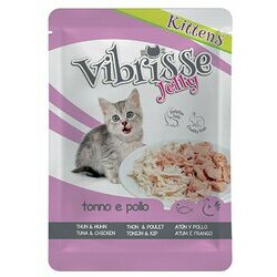 Pâtée pour chaton en gelée 18 x70 g Vibrisse Jelly