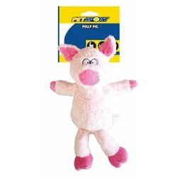Peluche doudou Polly Pig rose par Petsport Peluche doudou Polly Pig rose par Petsport