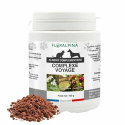 Complexe voyage mal des transports chien chat 100 g Floralpina
