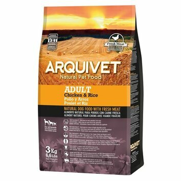 Croquettes chien Poulet Riz 3 kg Arquivet Croquettes chien Poulet Riz 3 kg Arquivet