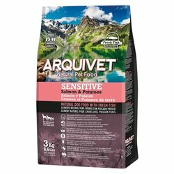 Croquettes chien Sensitive Saumon 3 kg Arquivet