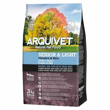 Croquettes Light chien Senior Poulet Riz 3 kg Arquivet Croquettes Light chien Senior Poulet Riz 3 kg Arquivet