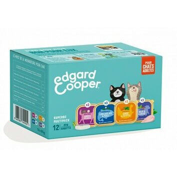 Multipack pâté pour chat 12 x 85 g Edgard et Cooper Multipack pâté pour chat 12 x 85 g Edgard et Cooper