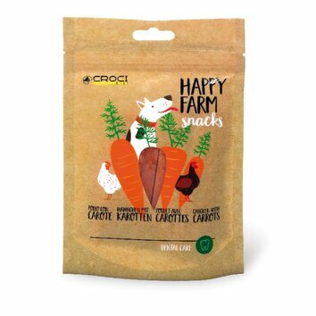 Snack Poulet et Carottes Happy Farm 80 g par Croci