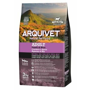 Croquettes chien Agneau Riz 3 kg Arquivet Croquettes chien Agneau Riz 3 kg Arquivet